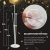 JOYYPOP 12 Sets Balloon Stand Kit For Table, Balloon Sticks with Base Birthday Graduation Party Decorations Wedding view 3