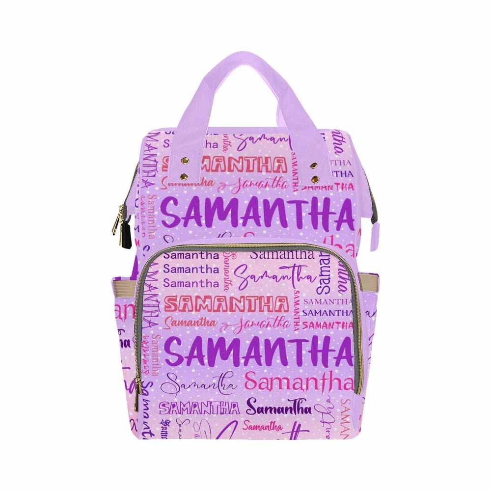 Custom Diaper Bag for Mom, Customized Diaper Backpack Personalized Mummy Nursing Baby Bags Fashion Shoulders Bag Casual Daypack Travel Bag for Mother Mom Mother's Day