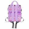 Custom Diaper Bag for Mom, Customized Diaper Backpack Personalized Mummy Nursing Baby Bags Fashion Shoulders Bag Casual Daypack Travel Bag for Mother Mom Mother's Day view 2