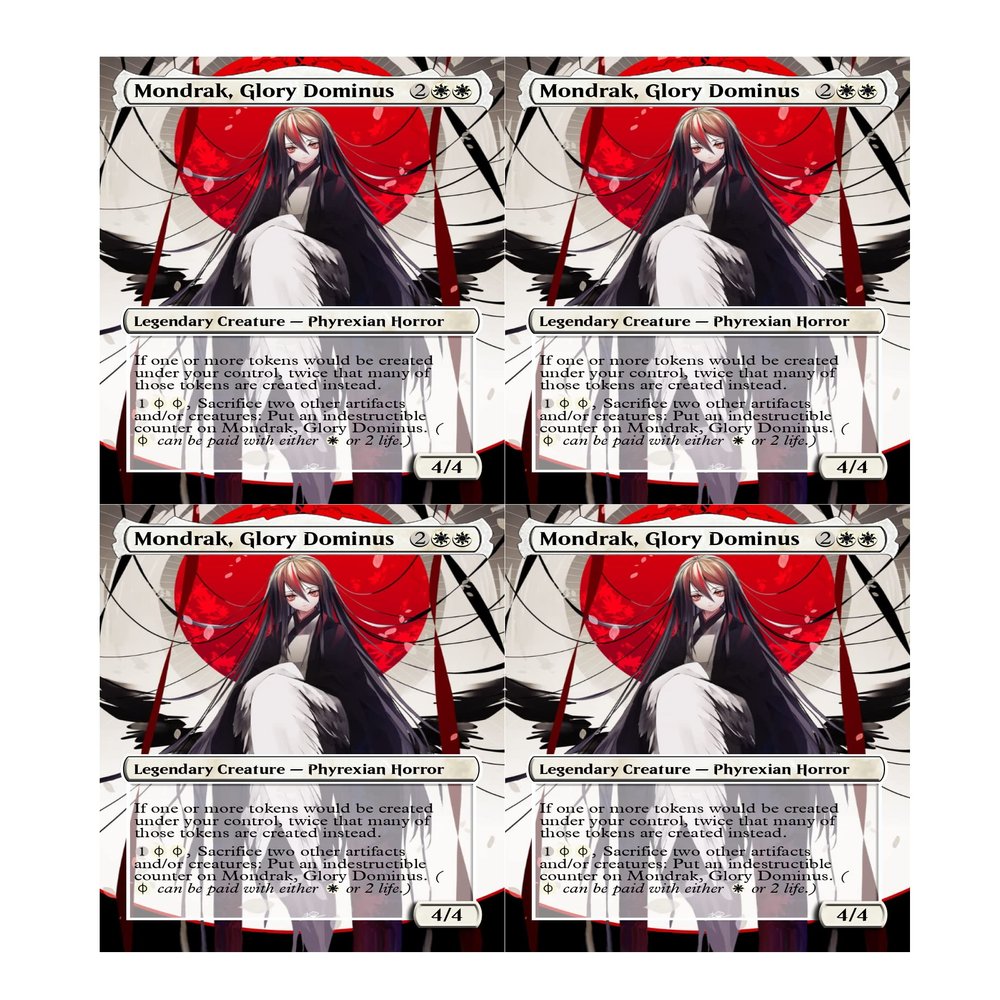 4x | Mondrak, Glory Dominus | Anime | Full Art | Foil or Non-Foil (Non Foil)