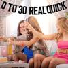 0 To 30 Real Quick Banner, Cheers to 30 Years/Dirty 30 Bunting Sign, 30th Birthday Party Decorations Supplies, Black Glitter view 4