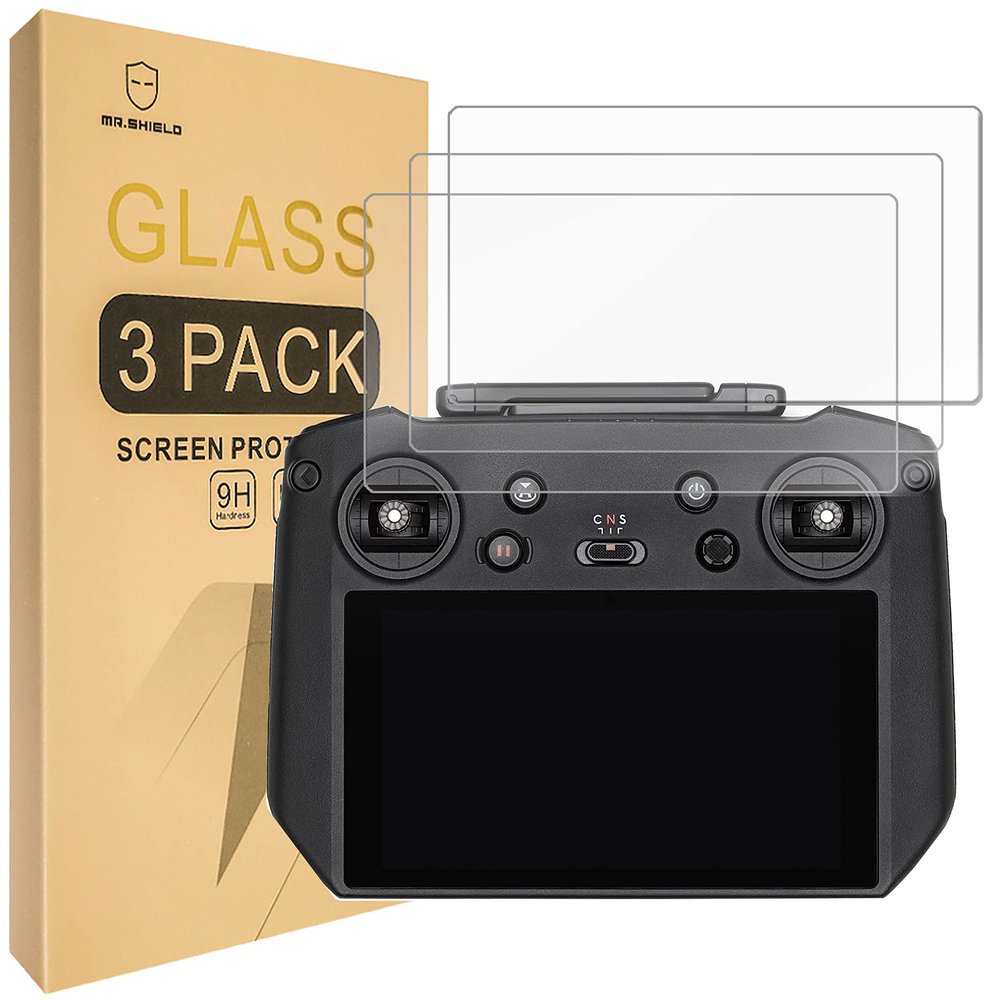 Mr.Shield [3-Pack Screen Protector For DJI RC Pro for DJI Mavic 3 / Mavic 3 Pro/Cine/Air 2S / Mavic 2 Pro & Zoom [Tempered Glass] [Japan Glass with 9H Hardness] Screen Protector