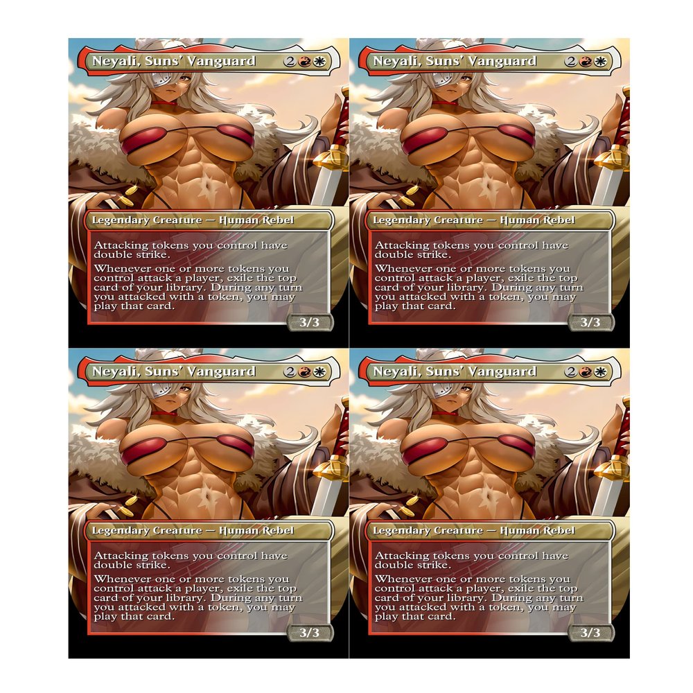 4x | Neyali, Suns' Vanguard | Anime | Full Art | Foil or Non-Foil (Non Foil)