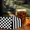 100 Pack Black and White Checkered Flag Party Napkins Disposable Race Car Birthday Party Supplies Racing Car Theme Party Paper Lunch Napkins for Baby Shower Kids Men Party Decorations Favors view 4