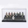 WMM Minifigure Display Case for Action Figures Blocks, Dustproof Acrylic Display Box Storage with 3 Movable Steps for Collection Models Minifigures, Bricks Blocks Toys view 2