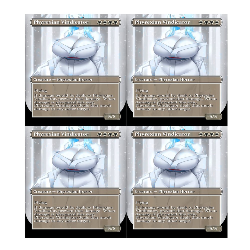 4x | Phyrexian Vindicator | Anime | Full Art | Foil or Non-Foil (Non Foil)