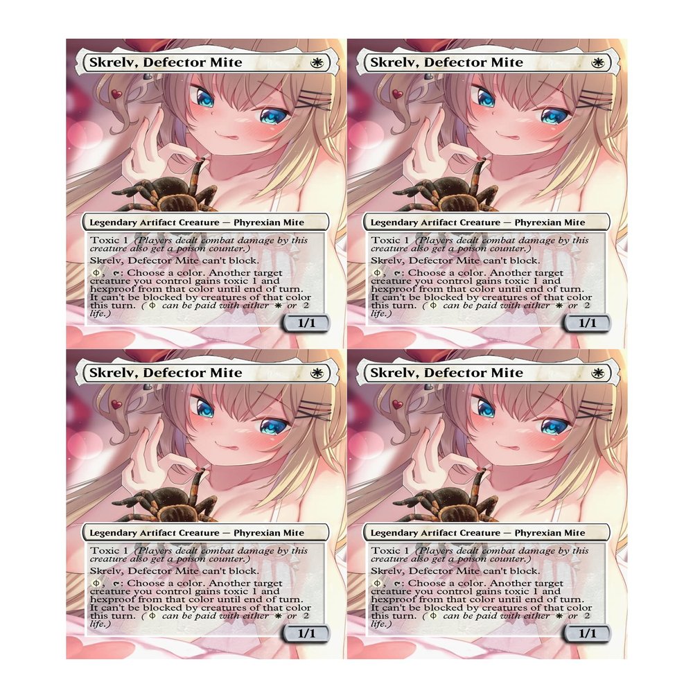 4x | Skrelv, Defector Mite | Anime | Full Art | Foil or Non-Foil (Foil)