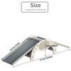 Children's Indoor Climbing Slideway Swing Playground 4-in-1 Function: Slide, Rock Climbing, Balance Board and Cradle Safe and Solid Montessori Toys White1 Climbing Frame+2 Sliding Plate view 2