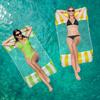 Cherryland Inflatable Pool Floats for Adults - 1 Packs Portable Pool Floats with a Manual Air Pump, as Water Hammock, Pool Chairs to Beach, Swimming Pool (52  27) view 1