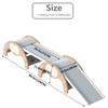 Children's Indoor Climbing Slideway Swing Playground 4-in-1 Function: Slide, Rock Climbing, Balance Board and Cradle Safe and Solid Montessori Toys Orange2 Climbing Frame+2 Sliding Plate view 2