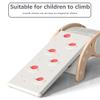 Children's Indoor Climbing Slideway Swing Playground 4-in-1 Function: Slide, Rock Climbing, Balance Board and Cradle Safe and Solid Montessori Toys Orange2 Climbing Frame+2 Sliding Plate view 4