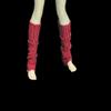 1/12 Scale Female Clothes,Female Socks Sports Stocking Clothing for 6inch PH TBL Action Figure Body (Red) view 1