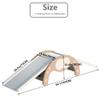 Children's Indoor Climbing Slideway Swing Playground 4-in-1 Function: Slide, Rock Climbing, Balance Board and Cradle Safe and Solid Montessori Toys Orange1 Climbing Frame+2 Sliding Plate view 2