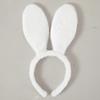 Olivemont Easter bunny ears headband for rabbit pretend play (white) view 4