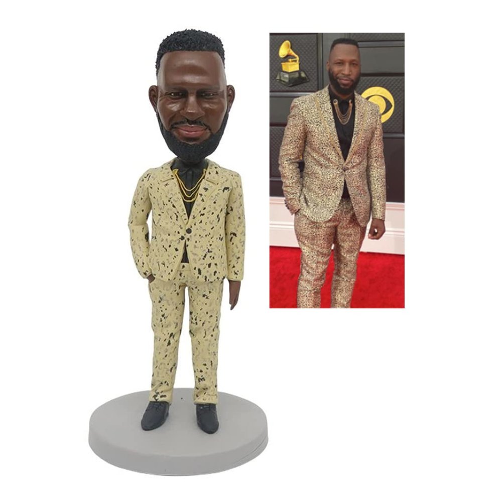 Custom Bobbleheads: Fasion Man | Fully Customizable with Polymer Clay | Personalized Bobbleheads Best Gifts for, Birthday, Christmas etc.