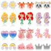 DEVIENG Clip On Earrings for Girls, No Pierced Design Hypoallergenic Kids Clips Earrings Sets Suitable for Ages 4-12 Little Girls Cute Small Stud Earring Jewelry Gifts(Clip On Earrings-12 Pairs) view 1