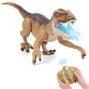 VERTOY Remote Control Dinosaur Toys for Boys 3-5 4-7 8-12 Year Old - Realistic Big T-Rex Gift Ideas for Kids, RC Walking Dino with Roaring, Spray, Light, Touch Sensing view 1