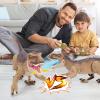 VERTOY Remote Control Dinosaur Toys for Boys 3-5 4-7 8-12 Year Old - Realistic Big T-Rex Gift Ideas for Kids, RC Walking Dino with Roaring, Spray, Light, Touch Sensing view 2