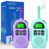 HPROMOT Walkie Talkies for Kids Rechargeable, Toys for Ages 3-12 Boys Girls, 2 Pack Handheld Long Range 2-Way Radios, Birthday Gifts,Christmas Stockings, Outdoor Camping, Family Games, Hiking view 1