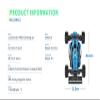 WLtoys 184011 2.4G 4WD RC Car 1/18 Brush Motor Vehicle Models High Speed 30km/h Climbing Drift Off Road Toy (184011 1B) view 3