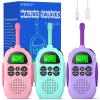 HPROMOT Walkie Talkies for Kids Rechargeable 3 Pack Walkie Talkies, Long Range 22 Channels 2 Way Radio Kids Birthday Toy Gift for 3-12 Year Old Boys Girls Outdoor Adventures Camping Hiking view 1