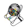 Yuanhe Deluxe Bingo Game Set - Metal Round Cage, 75 Colored Bingo Balls, 100 Bingo Cards, 500 Mixed Chips and Master Board for Large Groups, Parties view 3