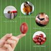 SCIONE 36 Pack Football Fidget Spinner Football Party Favors for Kids 4-8 8-12 Goodie Bag Stuffers Treasure Box Toys for Classroom Prizes Sports view 3