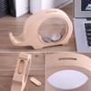 1PCS Transparent Money Saving Box, Wooden Animal Moneybox, Wooden Handcraft Saving Pot, Wood Elephant Shape for Coin Money Bank, Innovate Decoration Piggy Bank Kids view 4