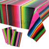 3 Pcs Mexican Fiesta Tablecover Birthday Party Decorations Plastic Tablecloth Mexico Disposable Table Cover Cinco De Mayo Themed Party Supplies Rectangle view 1