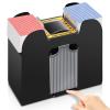 Unniweei Automatic Card Shuffler 1/2/4/6 Decks, Battery-Operated Electric Shuffler, Casino Card Game for Poker, Home Card Game, UNO, Phase10, Texas Hold'em, Blackjack, Home Party Club Game view 1