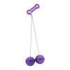 Milageto Swing Balls on A String Bump Ball Collectible Birthday Gifts Developmental Outdoor Activity Noise Maker Toys for Graduation Sporting Events, Violet 4.5cm view 1
