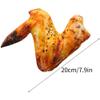 7.9'' Car Pillow,Simulation Food Chicken Leg Plush Toy Chicken Wing Drumstick Fried Pillow Cushion Soft Throw Pillow Home Birthday Gift view 3
