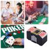 Unniweei Automatic Card Shuffler 1-4 Decks, Battery-Operated Electric Shuffler, Casino Card Game for Poker, Home Card Game, UNO, Phase10, Texas Hold'em, Blackjack, Home Party Club Game view 2