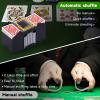 Unniweei Automatic Card Shuffler 1-4 Decks, Battery-Operated Electric Shuffler, Casino Card Game for Poker, Home Card Game, UNO, Phase10, Texas Hold'em, Blackjack, Home Party Club Game view 3