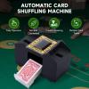 Unniweei Automatic Card Shuffler 1-4 Decks, Battery-Operated Electric Shuffler, Casino Card Game for Poker, Home Card Game, UNO, Phase10, Texas Hold'em, Blackjack, Home Party Club Game view 4