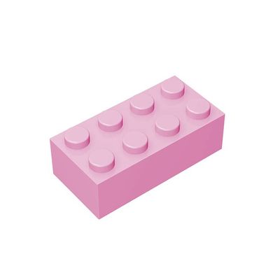 TTEHGB TOY Classic Bulk Brick Block 2x4, 300 Piece Building Brick Pink, Compatible with Parts and Pieces 3001, Creative Play Set - Compatible with Major Brands(Colour:Pink)