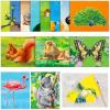 20 Pcs Dementia Products for Elderly with 1 Pcs Painting Brush Animal Theme Drawing Reusable Water Painting Toys Alzheimers Activities Alzheimers Gifts Coloring Dementia Games for Elderly Adults view 1