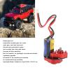 Case with 66T Brushed Motor Aluminum Alloy RC Parts for SCX24 1/24 RC Car (Red) view 2