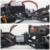Case with 66T Brushed Motor Aluminum Alloy RC Parts for SCX24 1/24 RC Car (Red) view 3