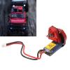 Case with 66T Brushed Motor Aluminum Alloy RC Parts for SCX24 1/24 RC Car (Red) view 4