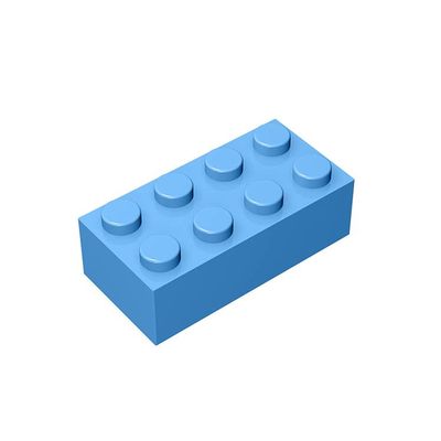 TTEHGB TOY Classic Bulk Brick Block 2x4, 300 Piece Building Brick Light Blue, Compatible with Parts and Pieces 3001, Creative Play Set - Compatible with Major Brands(Colour:Light Blue)