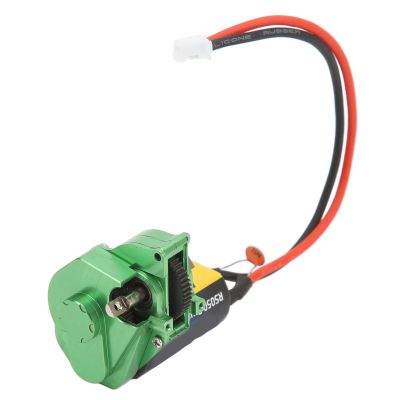 Case with 66T Brushed Motor Aluminum Alloy RC Parts for SCX24 1/24 RC Car ()