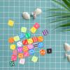 30pcs 6-Sided Game Dice Set Translucent Colors Resin Dices for Bar KTV Club Entertainment Table Board Games Math Teaching Educational Toys view 3