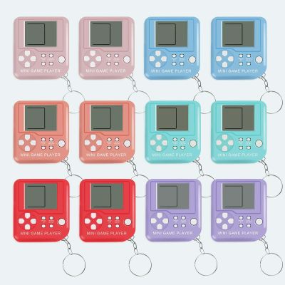 DJMUMU 12Pcs Video Game Birthday Party Favors Keychains for Kids Keychains for Backpacks, School Parties & Video Game Themed Events