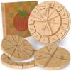 Tomaze Montessori Wooden Toy Clock - Kids' Educational Kit to Teach Time, Fractions, Numbers, & Sorting with Blocks - Early Math Learning - Gift for Age 4+ Boy Girl Preschooler in Classroom Homeschool view 1