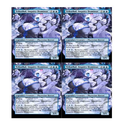 4x | Tekuthal, Inquiry Dominus | Anime | Full Art | Foil or Non-Foil (Non Foil)