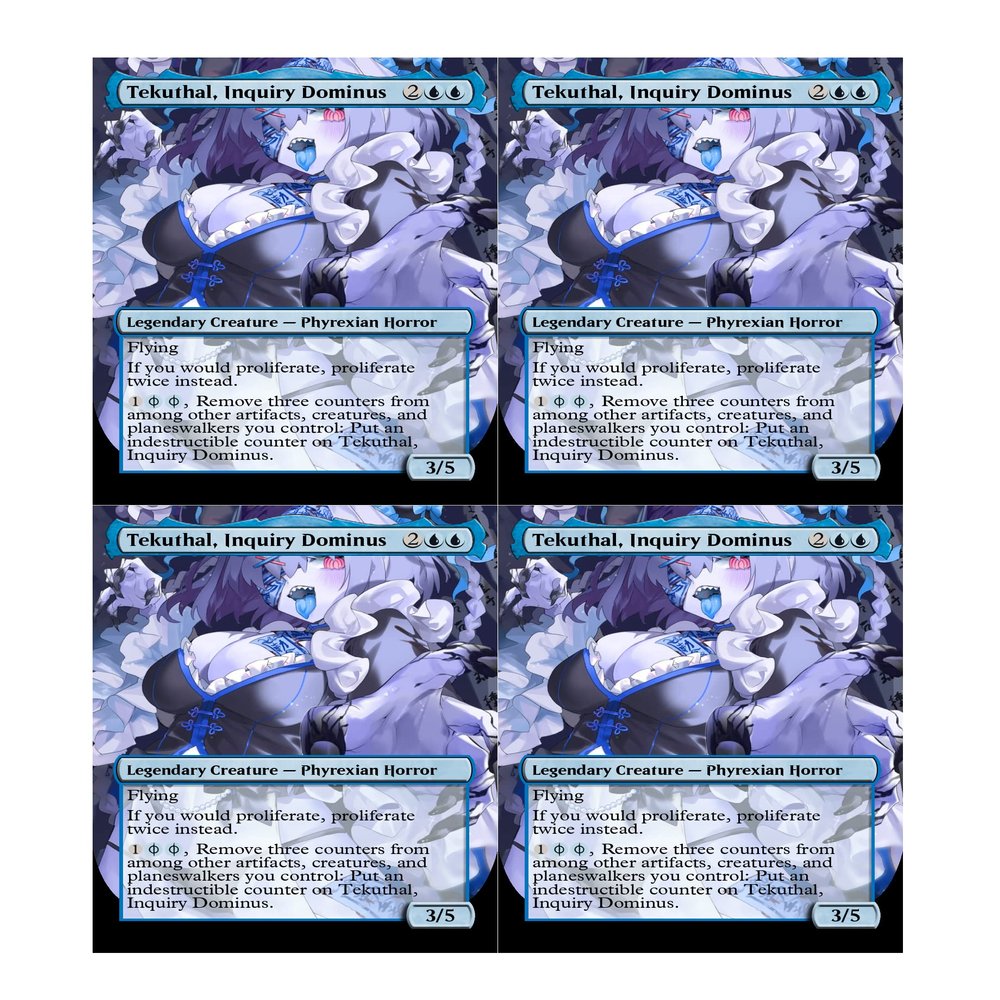 4x | Tekuthal, Inquiry Dominus | Anime | Full Art | Foil or Non-Foil (Non Foil)