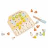 CL20180 Screw Board, Carpenter Pretend Screwdriver, Tool, 3 Years Old, Present, Educational Toy, Wooden Wooden Toy, Classic World Classic World Screw Board view 1