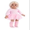 Practice Time - 4 Piece 18 inch Doll Ballerina Outfit - Pink Leotard, Skirt, Leg Warmers and Ballet Slippers (Doll Not Included) view 3