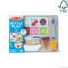Melissa & Doug Ice Cream Wooden Magnetic Puzzle Play Activity Set, 16 Magnet Pieces, Play Food Toy for Boys and Girls Ages 2+ view 3